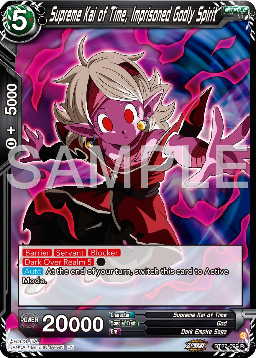 Supreme Kai of Time, Imprisoned Godly Spirit (BT27-099) [History of Z] | Fandemonia Ltd