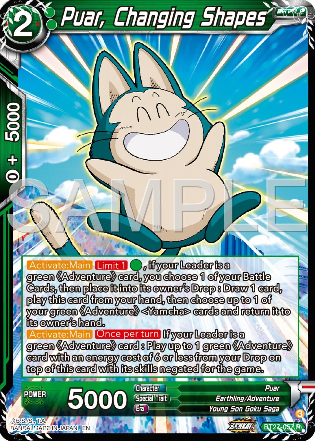 Puar, Changing Shapes (BT27-057) [History of Z] | Fandemonia Ltd