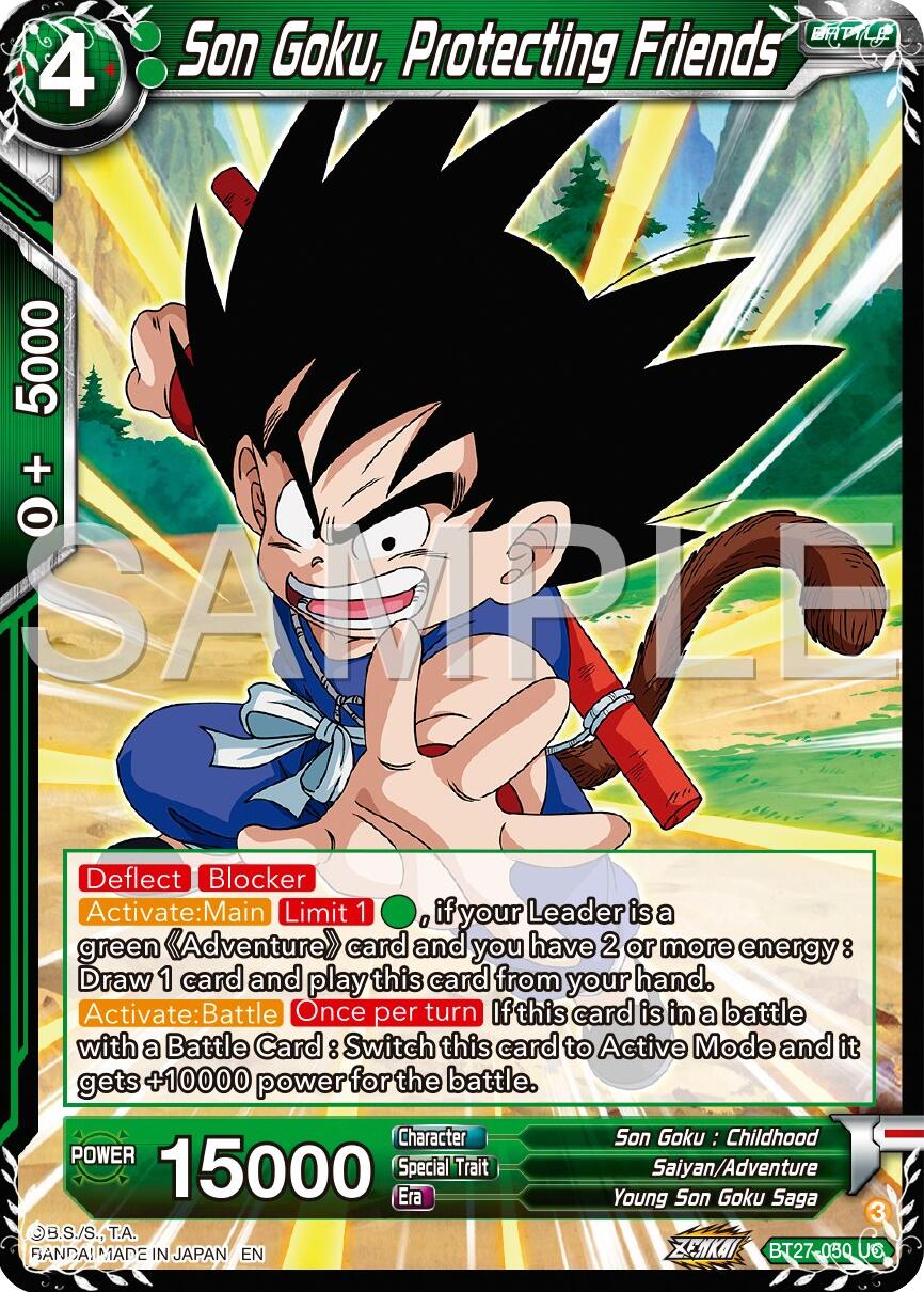 Son Goku, Protecting Friends (BT27-050) [History of Z] | Fandemonia Ltd