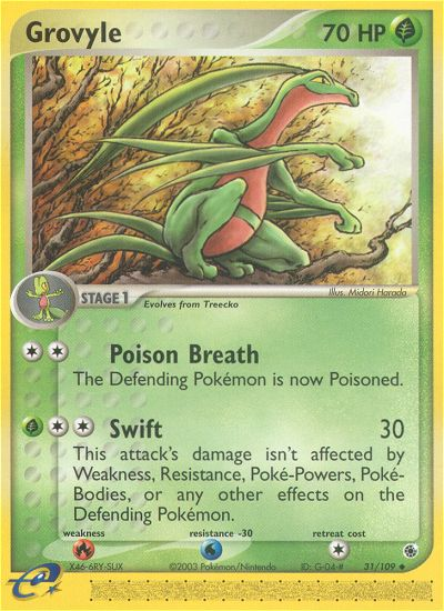 Grovyle (31/109) [EX: Ruby & Sapphire] | Fandemonia Ltd