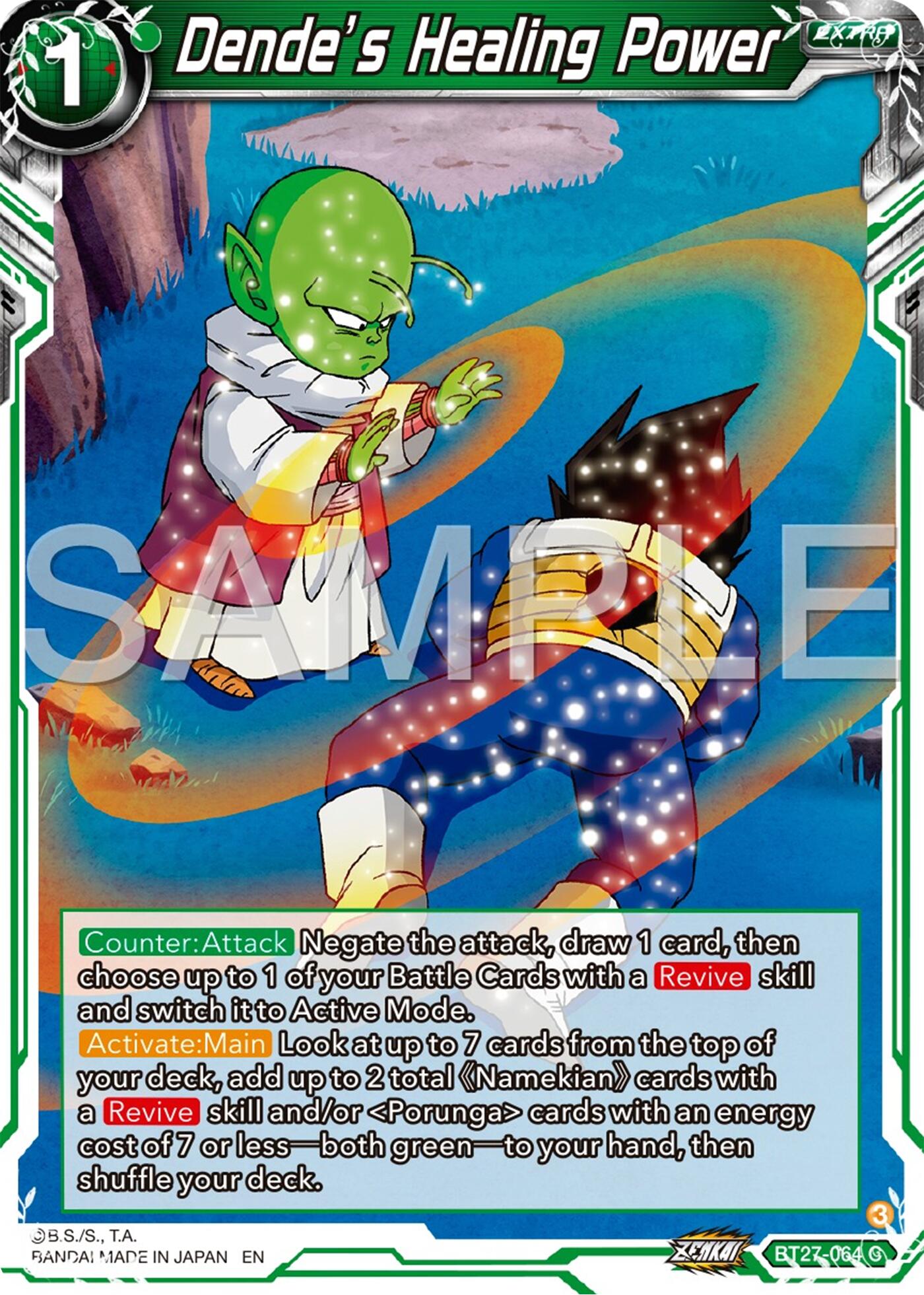 Dende's Healing Power (BT27-064) [History of Z] | Fandemonia Ltd