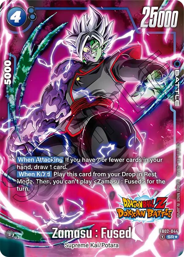 Zamasu : Fused (FB02-044) (Dragon Ball Z Dokkan Battle Alternate Art) [Blazing Aura] | Fandemonia Ltd