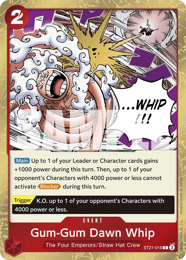 Gum-Gum Dawn Whip [Starter Deck EX: Gear 5] | Fandemonia Ltd