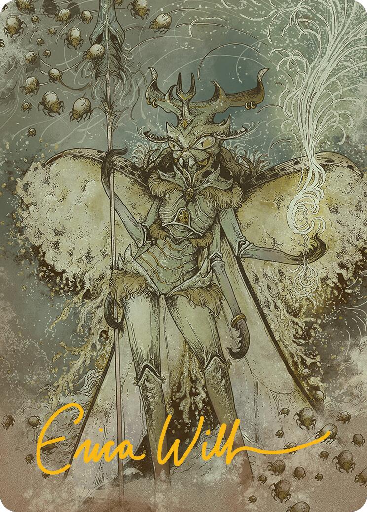 Aatchik, Emerald Radian Art Card (6/54) (Gold-Stamped Signature) [Aetherdrift Art Series] | Fandemonia Ltd