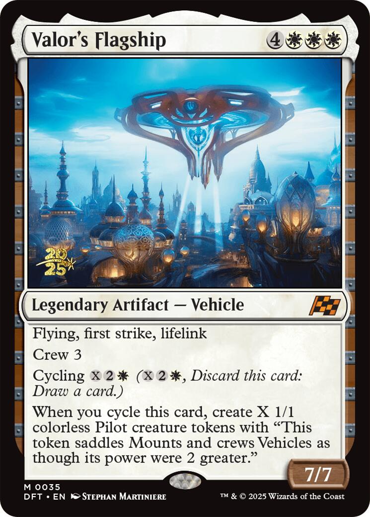 Valor's Flagship [Aetherdrift Prerelease Promos] | Fandemonia Ltd