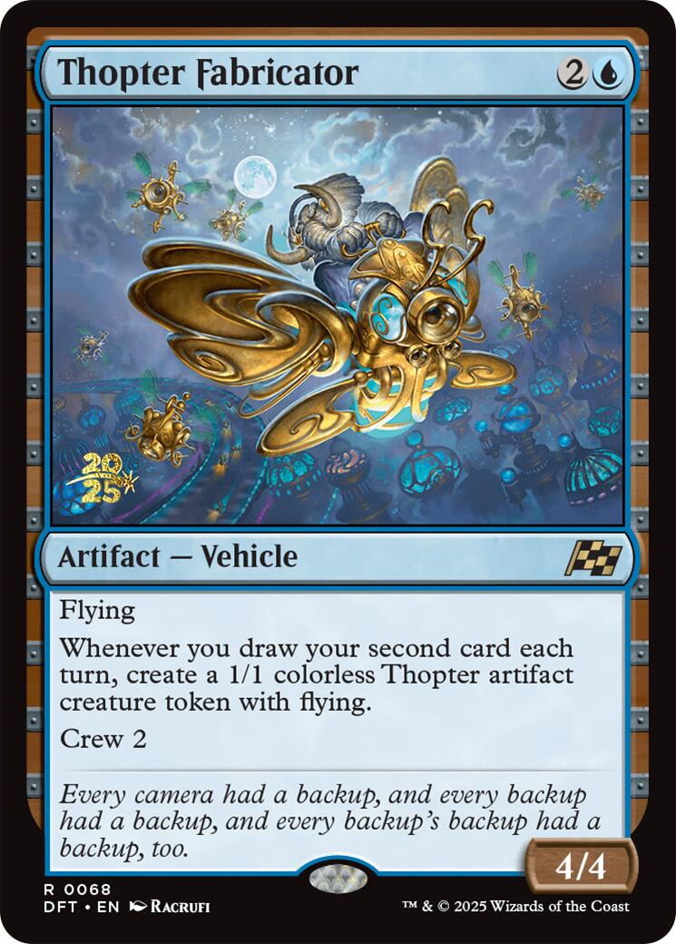 Thopter Fabricator [Aetherdrift Prerelease Promos] | Fandemonia Ltd