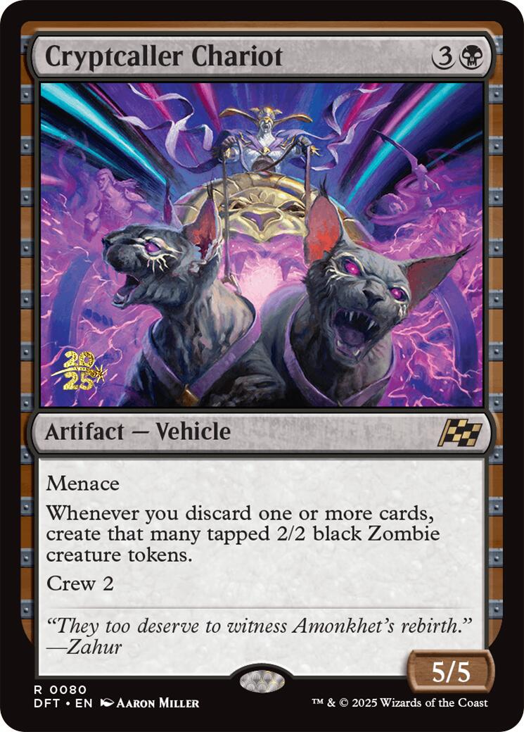 Cryptcaller Chariot [Aetherdrift Prerelease Promos] | Fandemonia Ltd