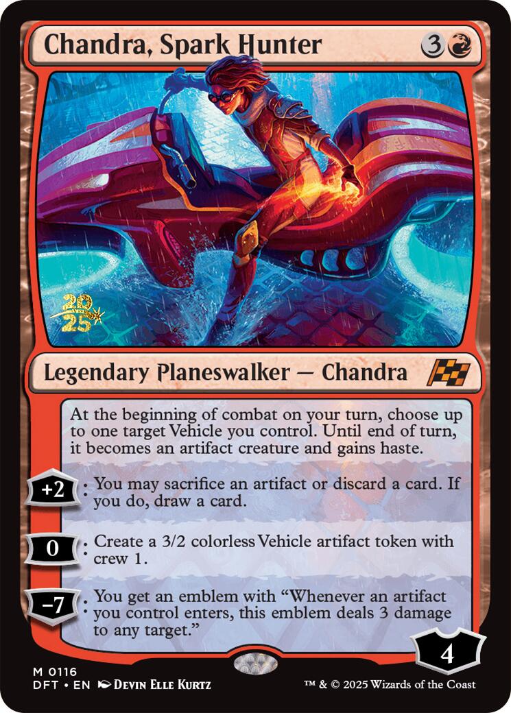 Chandra, Spark Hunter [Aetherdrift Prerelease Promos] | Fandemonia Ltd