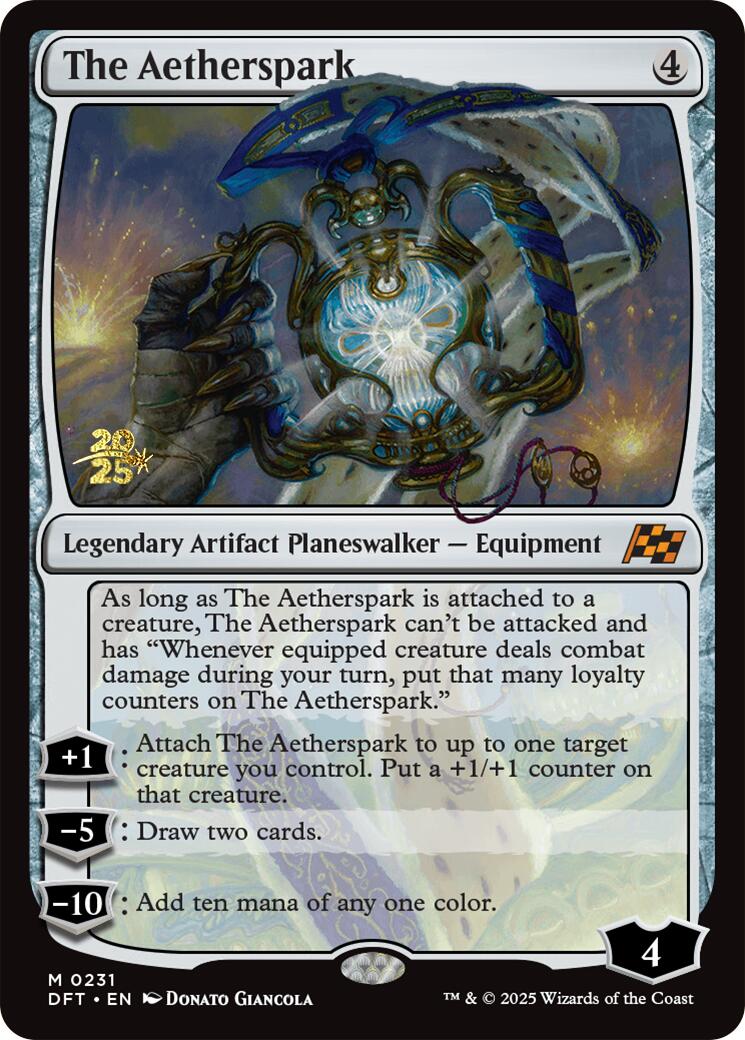 The Aetherspark [Aetherdrift Prerelease Promos] | Fandemonia Ltd