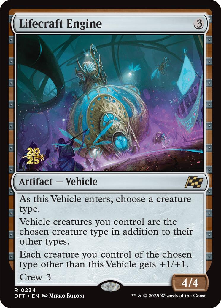 Lifecraft Engine [Aetherdrift Prerelease Promos] | Fandemonia Ltd