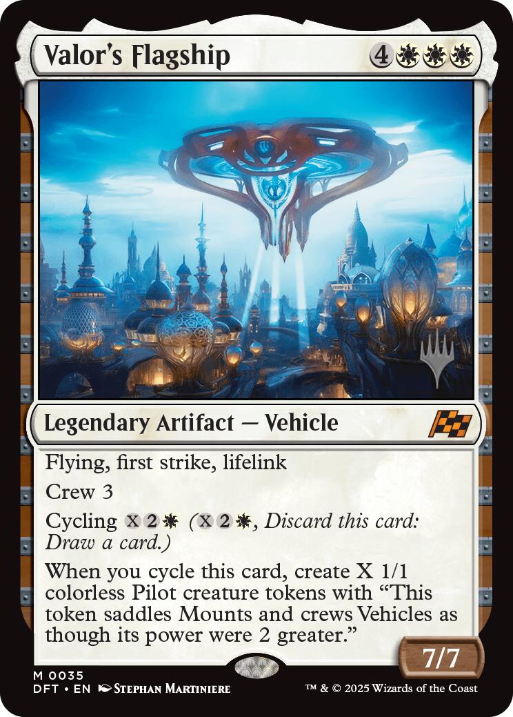 Valor's Flagship [Aetherdrift Promos] | Fandemonia Ltd