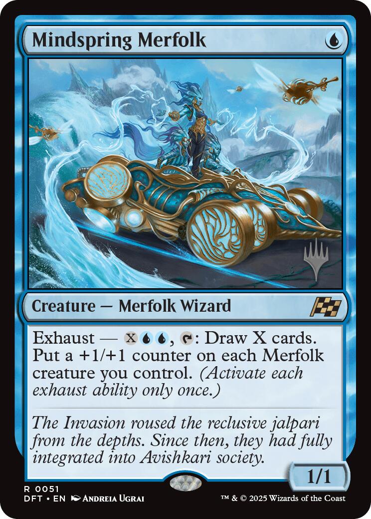 Mindspring Merfolk [Aetherdrift Promos] | Fandemonia Ltd