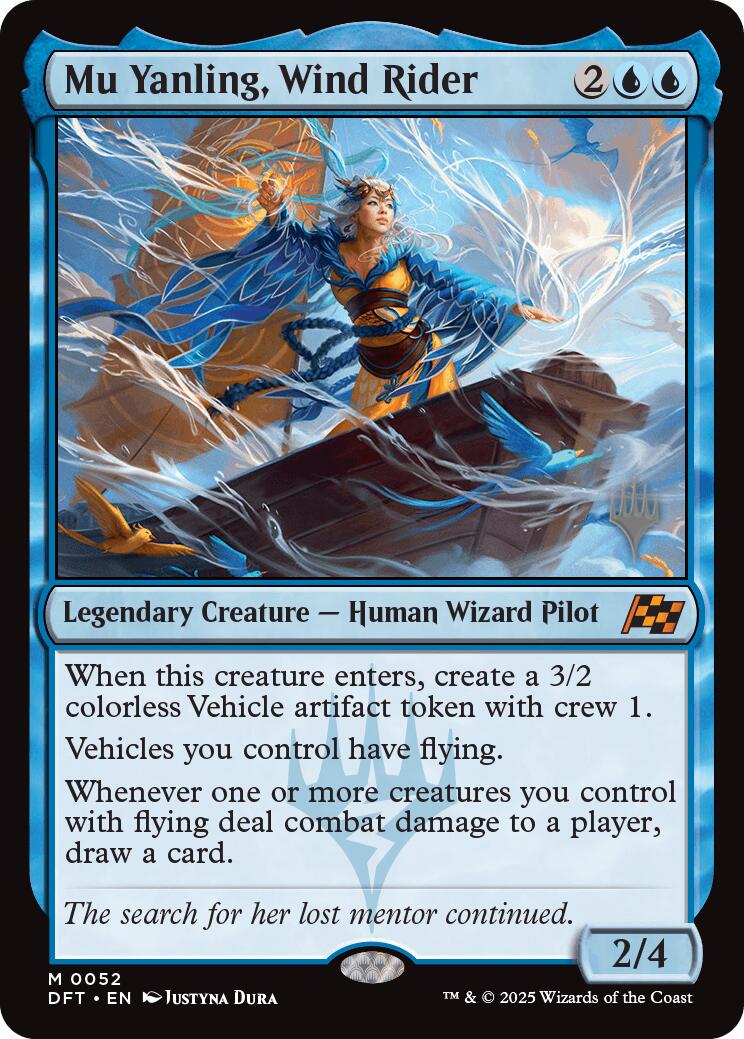 Mu Yanling, Wind Rider [Aetherdrift Promos] | Fandemonia Ltd