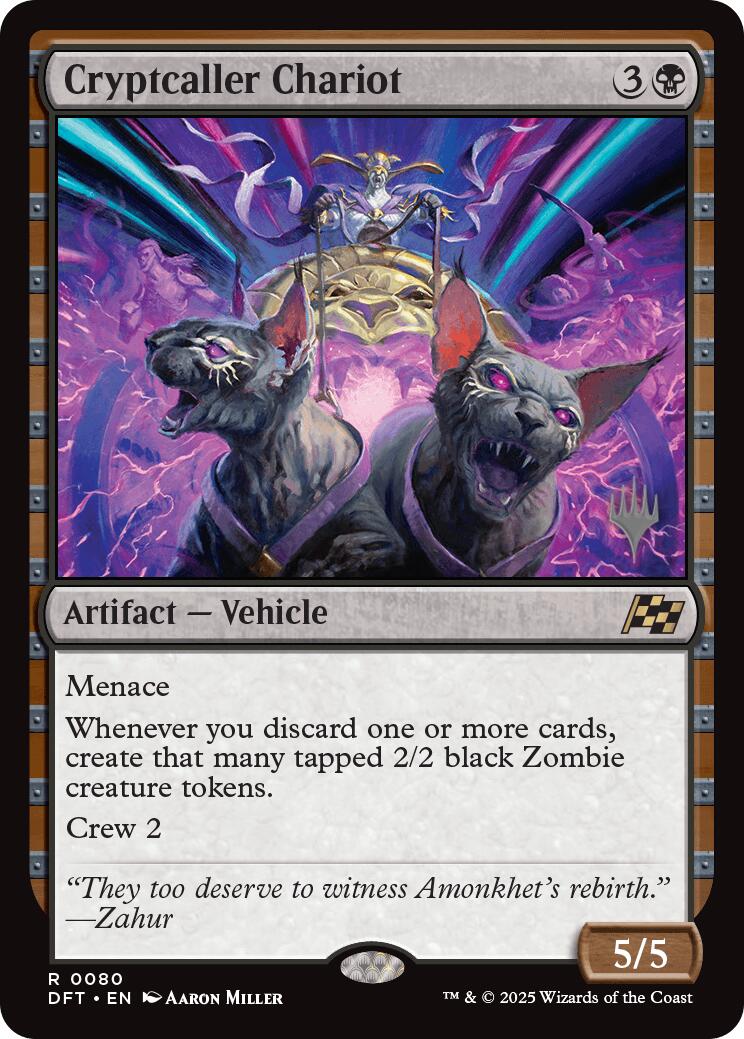 Cryptcaller Chariot [Aetherdrift Promos] | Fandemonia Ltd