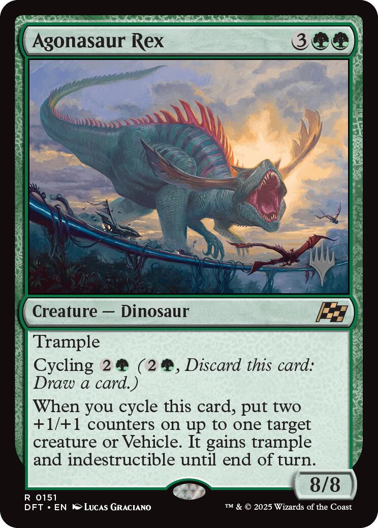 Agonasaur Rex [Aetherdrift Promos] | Fandemonia Ltd