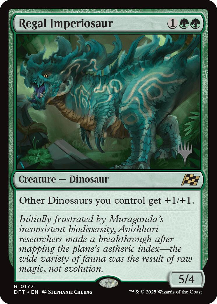 Regal Imperiosaur [Aetherdrift Promos] | Fandemonia Ltd