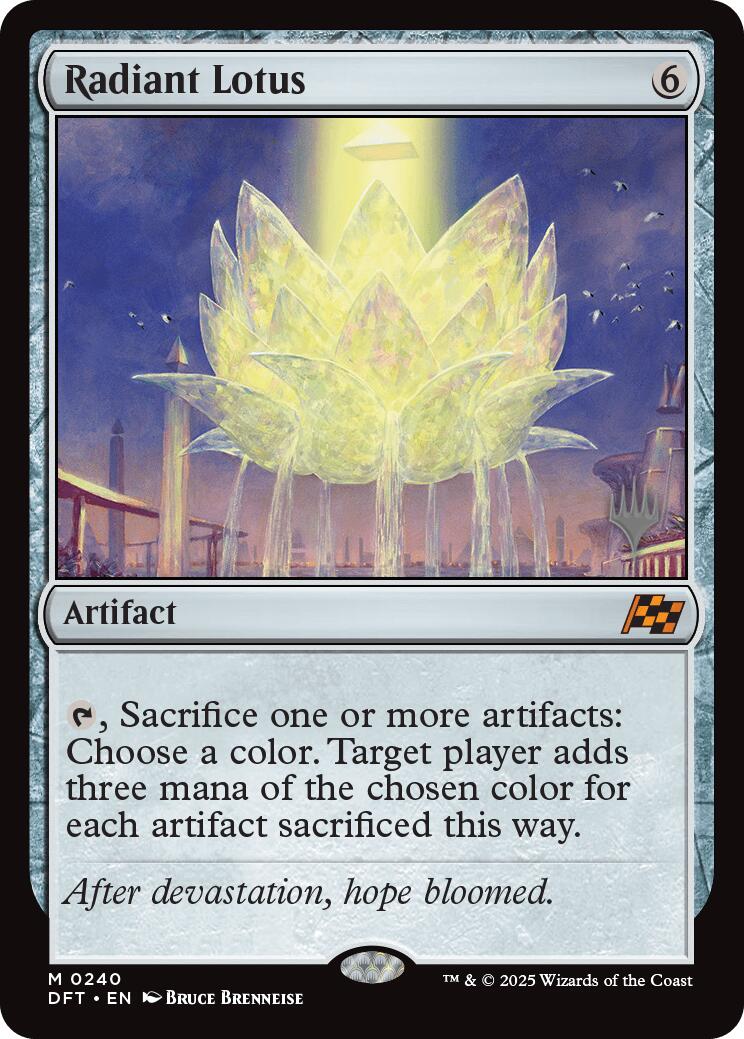 Radiant Lotus [Aetherdrift Promos] | Fandemonia Ltd