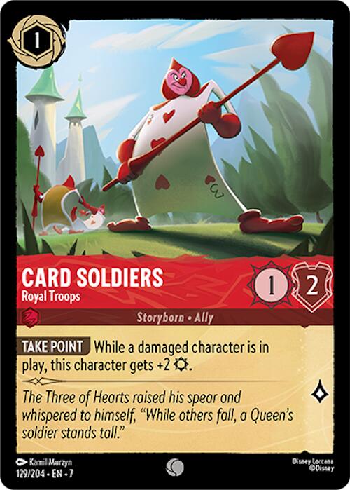 Card Soldiers - Royal Troops (129/204) [Archazia's Island] | Fandemonia Ltd