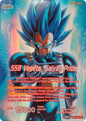 Vegeta // SSB Vegeta, Saiyan Pride (SLR) (BT27-001) [History of Z] | Fandemonia Ltd