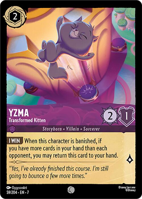 Yzma - Transformed Kitten (59/204) [Archazia's Island] | Fandemonia Ltd