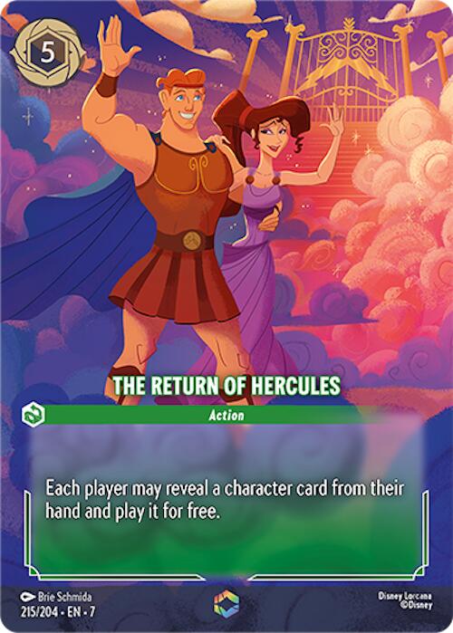 The Return of Hercules (Enchanted) (215/204) [Archazia's Island] | Fandemonia Ltd