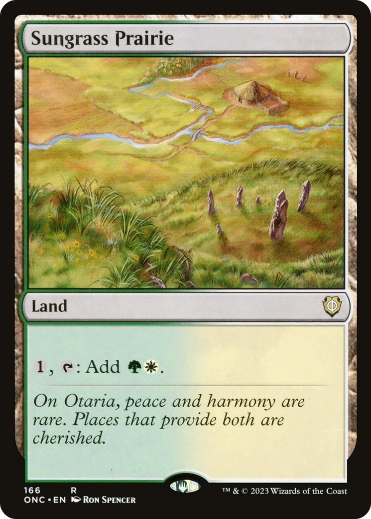 Sungrass Prairie [Phyrexia: All Will Be One Commander] | Fandemonia Ltd