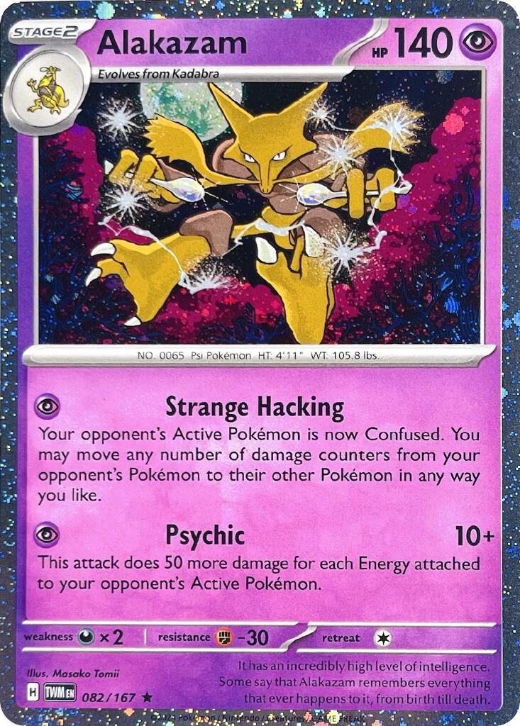 Alakazam (082/167) (Cosmos Holo) [Scarlet & Violet: Twilight Masquerade] | Fandemonia Ltd