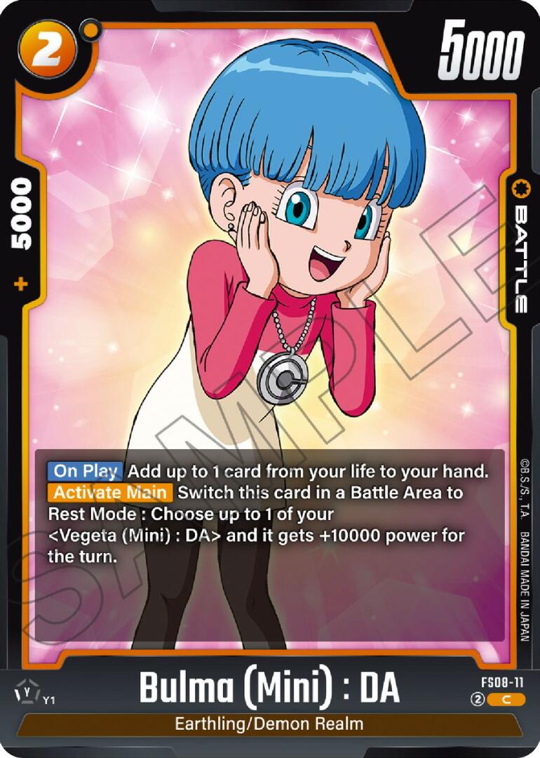 Bulma (Mini) : DA [Starter Deck: Vegeta (Mini) Super] | Fandemonia Ltd