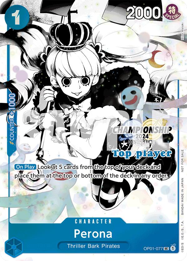 Perona (Championship 2024 Top Player Pack Vol. 2) [One Piece Promotion Cards] | Fandemonia Ltd