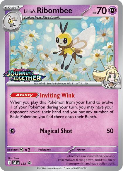 Lillie's Ribombee (183) [Scarlet & Violet: Black Star Promos] | Fandemonia Ltd