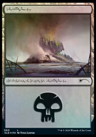 Swamp (Phyrexian) (560) [Secret Lair Drop Promos] | Fandemonia Ltd