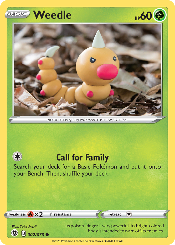 Weedle (002/073) [Sword & Shield: Champion's Path] | Fandemonia Ltd