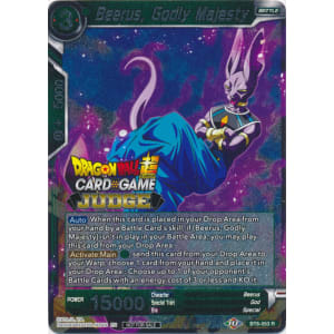 Beerus, Godly Majesty (BT8-053) [Judge Promotion Cards] | Fandemonia Ltd