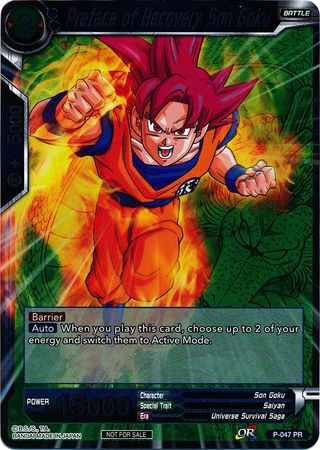 Preface of Recovery Son Goku (Event Pack 2 - 2018) (P-047_PR) [Promotion Cards] | Fandemonia Ltd