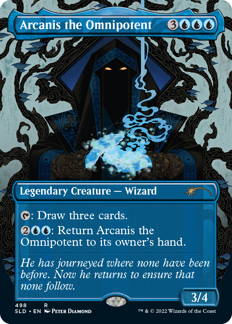 Arcanis the Omnipotent (Borderless) [Secret Lair Drop Series] | Fandemonia Ltd