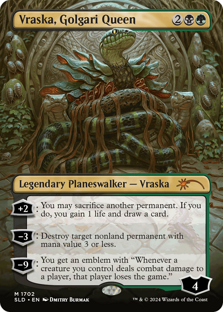 Vraska, Golgari Queen (1702) [Secret Lair Drop Series] | Fandemonia Ltd