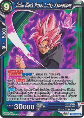 Goku Black Rose, Lofty Aspirations (BT10-050) [Rise of the Unison Warrior 2nd Edition] | Fandemonia Ltd