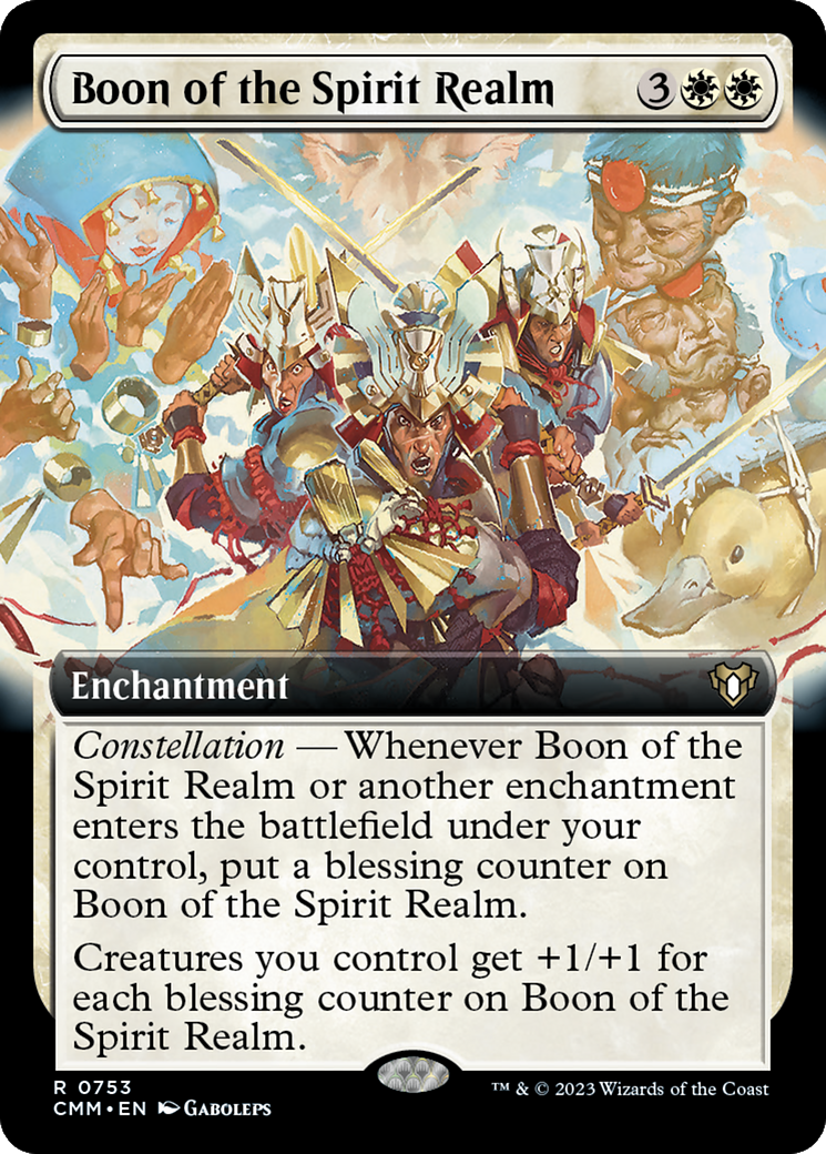 Boon of the Spirit Realm (Extended Art) [Commander Masters] | Fandemonia Ltd