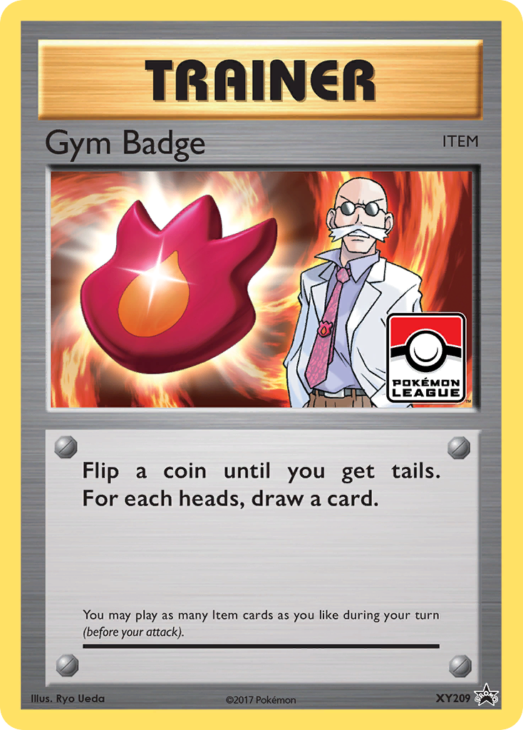 Gym Badge (XY209) (Blaine) [XY: Black Star Promos] | Fandemonia Ltd