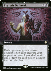 Phyresis Outbreak (Extended Art) [Phyrexia: All Will Be One Commander] | Fandemonia Ltd