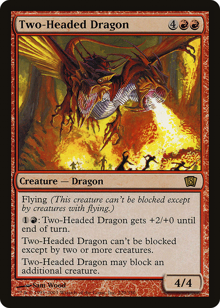 Two-Headed Dragon (E3 2003) [Oversize Cards] | Fandemonia Ltd