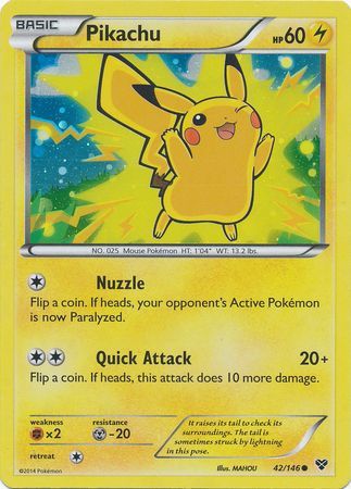 Pikachu (42/146) (2014 Movie Promo) [Miscellaneous Cards] | Fandemonia Ltd