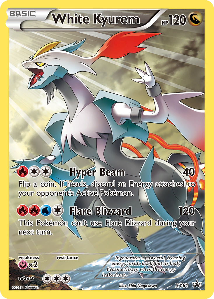 White Kyurem (XY81) (Full Art Promo) [XY: Black Star Promos] | Fandemonia Ltd