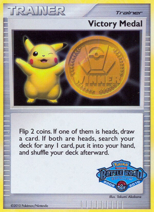 Victory Medal (2009-2010) (Battle Road Spring) [League & Championship Cards] | Fandemonia Ltd