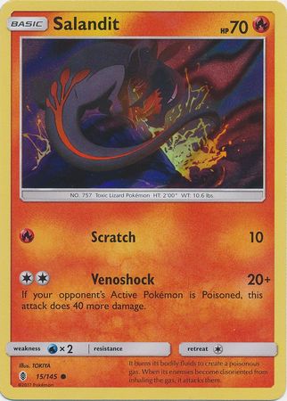 Salandit (15/145) (Collection Promo) [Sun & Moon: Guardians Rising] | Fandemonia Ltd