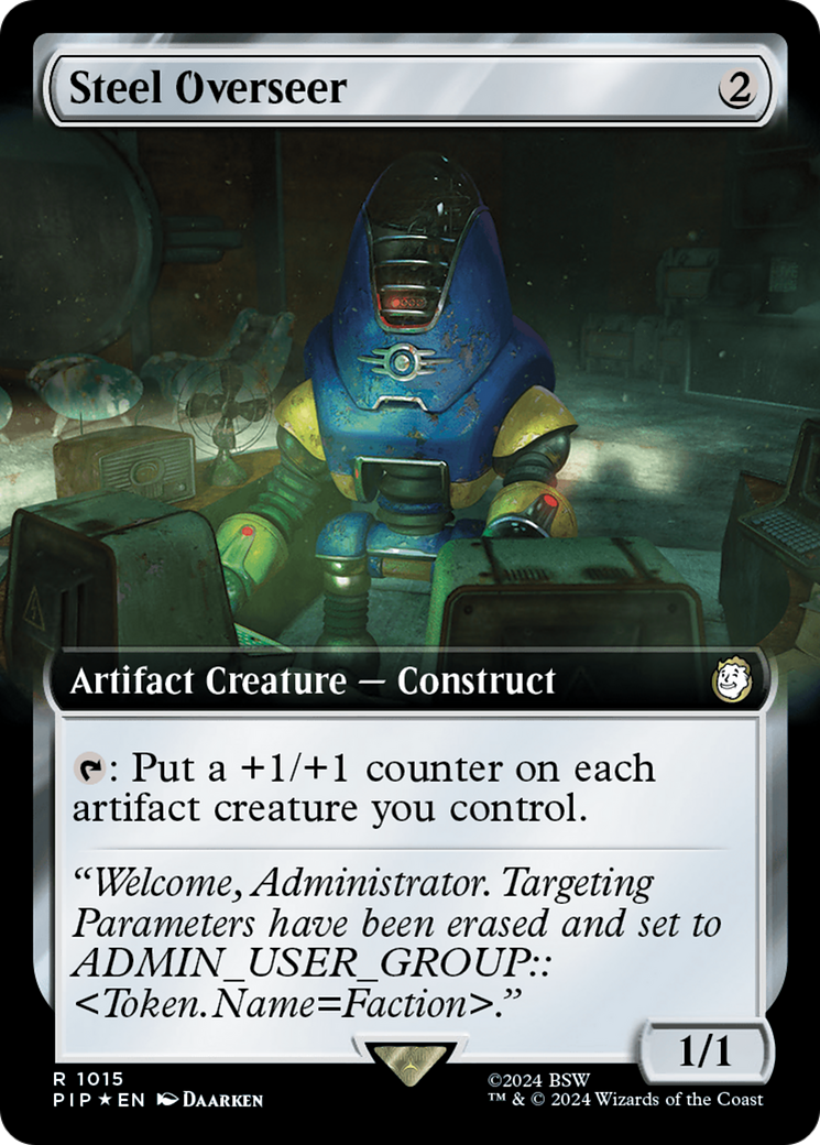 Steel Overseer (Extended Art) (Surge Foil) [Fallout] | Fandemonia Ltd