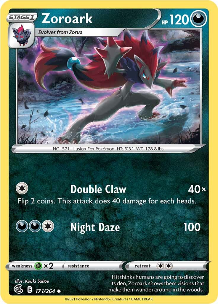 Zoroark (171/264) [Sword & Shield: Fusion Strike] | Fandemonia Ltd