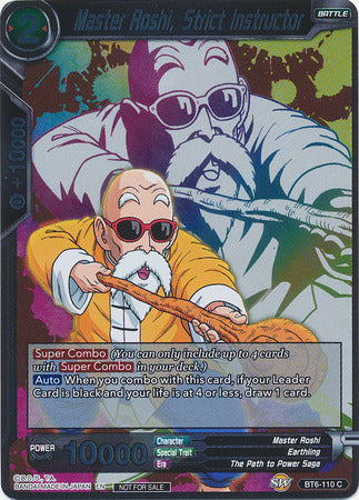 Master Roshi, Strict Instructor (Event Pack 4) (BT6-110) [Promotion Cards] | Fandemonia Ltd