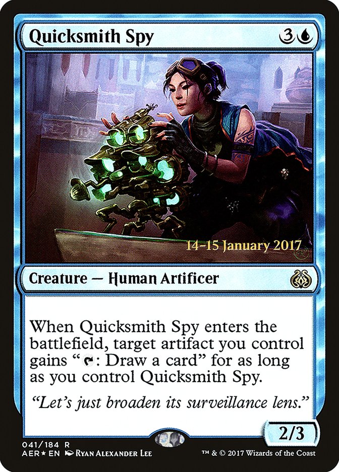 Quicksmith Spy [Aether Revolt Prerelease Promos] | Fandemonia Ltd