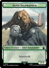 Alien Rhino // Alien Salamander Double-Sided Token [Doctor Who Tokens] | Fandemonia Ltd